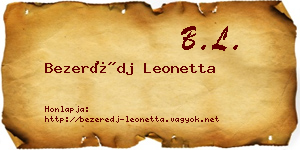 Bezerédj Leonetta névjegykártya
